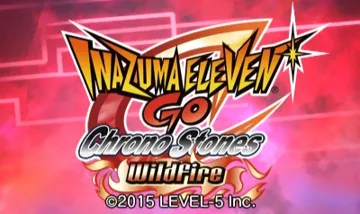 Inazuma Eleven GO - Chrono Stones - Wildfire (Europe)(En) screen shot title